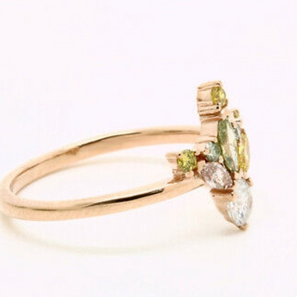 New 18k gold plated diamond Ring - Picture 2 of 4